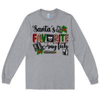 Heather Grey santa's favorite x ray tech Long Sleeve Tee - AdoDesignShop