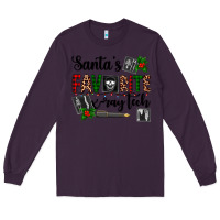 Plum santa's favorite x ray tech Long Sleeve Tee - AdoDesignShop