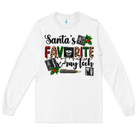 White santa's favorite x ray tech Long Sleeve Tee - AdoDesignShop