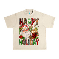 Sandshell happy holiday santa claus christmas Urban Heavy Tee - FaDigitalArtStudio