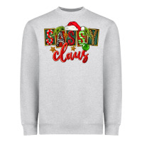 Heather Grey christmas sassy claus Heavyweight Sweatshirt - FaDigitalArtStudio