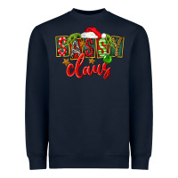 Navy christmas sassy claus Heavyweight Sweatshirt - FaDigitalArtStudio