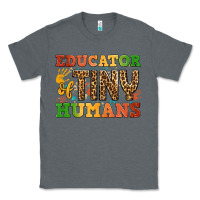 Charcoal Heather educator of tiny humans Classic Tee - BundleAndBundleShop