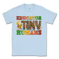 Dusty Blue educator of tiny humans Classic Tee - BundleAndBundleShop