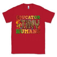 Red educator of tiny humans Classic Tee - BundleAndBundleShop
