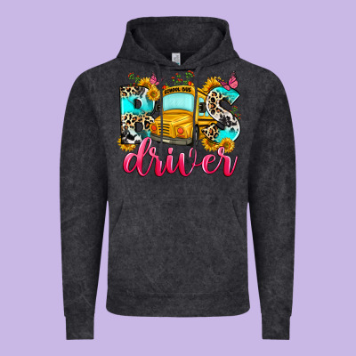 Bus Driver Vintage Hoodie Designed By Zillion Design Studio