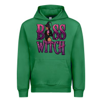 Emerald Boss Witch Urban Hoodie - texasbilliewilder