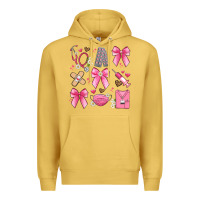 Antique Gold coquette bow nurse Premium Hoodie - Artiststas