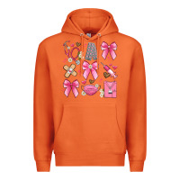 Carrot coquette bow nurse Premium Hoodie - Artiststas