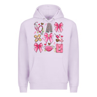 Lilac coquette bow nurse Premium Hoodie - Artiststas
