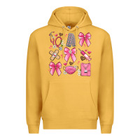 Mustard coquette bow nurse Premium Hoodie - Artiststas
