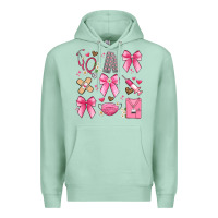 Seafoam coquette bow nurse Premium Hoodie - Artiststas