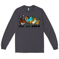 Smoke peace love  bullskull Long Sleeve Tee - AdoDesignShop
