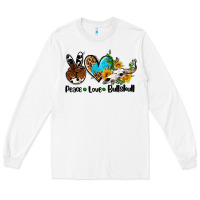 White peace love  bullskull Long Sleeve Tee - AdoDesignShop