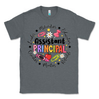 Charcoal Heather Principal Assistant Classic Tee - CowhideDigitalArt