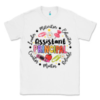 White Principal Assistant Classic Tee - CowhideDigitalArt