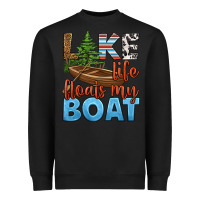 Black lake life floats my boat Heavyweight Sweatshirt - HRA Design Shop