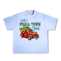 Grape Ice just a small town girl with car Urban Heavy Tee - HRA Design Shop