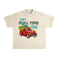 Sandshell just a small town girl with car Urban Heavy Tee - HRA Design Shop