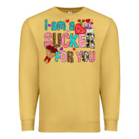 Antique Gold i am a sucker for you Premium Sweatshirt - NancyCooperArtShop