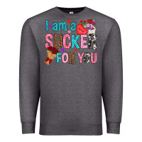 Charcoal Heather i am a sucker for you Premium Sweatshirt - NancyCooperArtShop