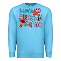 Ocean Blue i am a sucker for you Premium Sweatshirt - NancyCooperArtShop