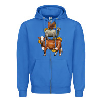 True Royal farm animals stack Zipper Hoodie - LillyAllenDesigns