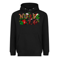 Black nurse life christmas Heavyweight Hoodie - NancyCooperArtShop