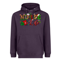 Plum nurse life christmas Heavyweight Hoodie - NancyCooperArtShop