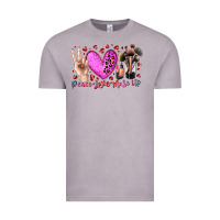 Vintage Zinc peace love makeup Vintage Tee - RacoonDesign