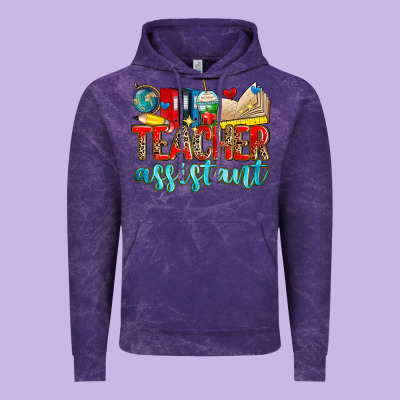 Teacher Assistant Vintage Hoodie Designed By Zillion Design Studio