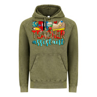 Vintage Olive teacher assistant Vintage Hoodie - Zillion Design Studio