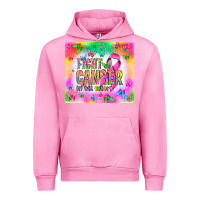 Fuchsia Pink Fight Cancer in all colors Urban Hoodie - NancyCooperArtShop