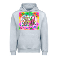 Heather Grey Fight Cancer in all colors Urban Hoodie - NancyCooperArtShop