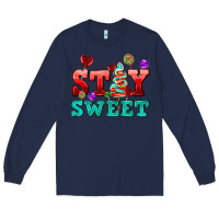 Navy stay sweet Long Sleeve Tee - AdoDesignShop