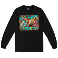Black merry christmas Long Sleeve Tee - JahusDesignShop