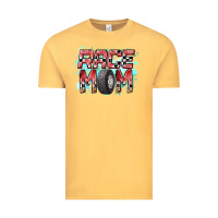 Vintage Mustard Race Mom Vintage Tee - RacoonDesign