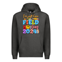 Charcoal Heather im just here for field day 2024 Premium Hoodie - Artiststas