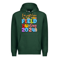 Sports Green im just here for field day 2024 Premium Hoodie - Artiststas