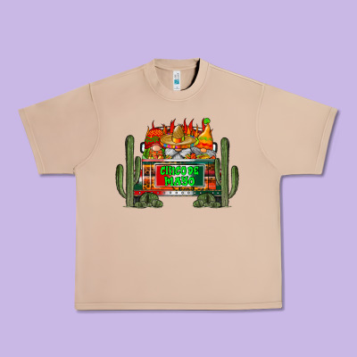 Cinco De Mayo Truck Urban Heavy Tee Designed By Racoondesign