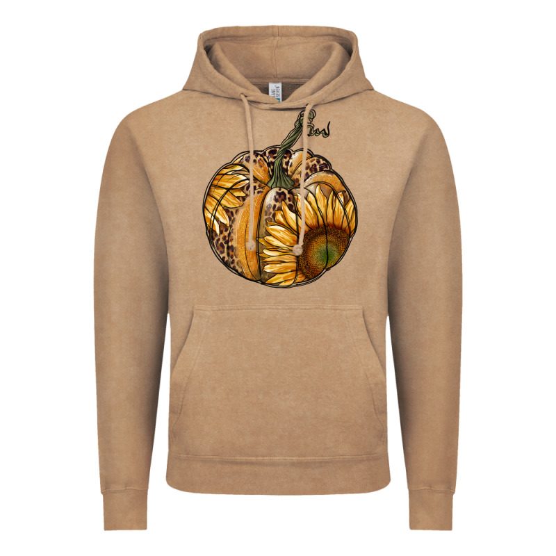 Sunflower Pumpkin Vintage Hoodie by RanaPortraitStore | Teevron