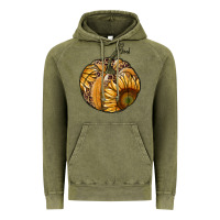 Vintage Olive sunflower pumpkin Vintage Hoodie - RanaPortraitStore