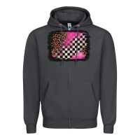 Smoke racing leopard background Zipper Hoodie - Jasminsmagicworld