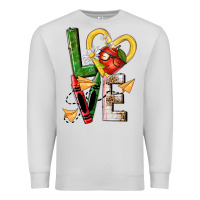 Dove Grey teacher love nca Premium Sweatshirt - NancyCooperArtShop