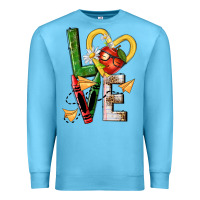 Ocean Blue teacher love nca Premium Sweatshirt - NancyCooperArtShop