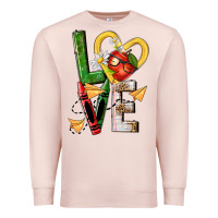 Pale Pink teacher love nca Premium Sweatshirt - NancyCooperArtShop