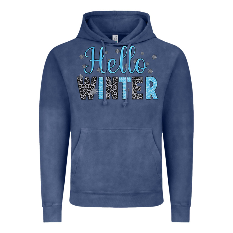 Hello Winter Vintage Hoodie by JahusDesignShop | Teevron