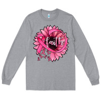 Heather Grey sunflower faith Long Sleeve Tee - JahusDesignShop