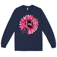 Navy sunflower faith Long Sleeve Tee - JahusDesignShop
