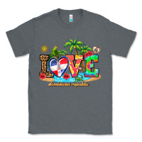Charcoal Heather love dominican republic Classic Tee - AdoDesignShop